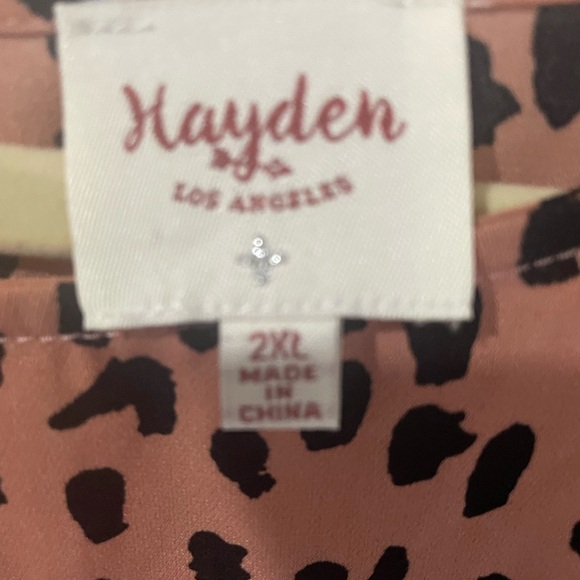 Leopard Print Asymmetrical Dress - Picture 3 of 5